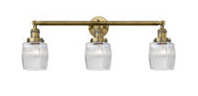 Innovations Lighting 205-BB-G302 - Colton - 3 Light - 32 inch - Brushed Brass - Bath Vanity Light