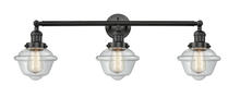 Innovations Lighting 205-BK-G532 - Oxford - 3 Light - 34 inch - Matte Black - Bath Vanity Light