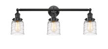 Innovations Lighting 205-OB-G513 - Bell - 3 Light - 30 inch - Oil Rubbed Bronze - Bath Vanity Light