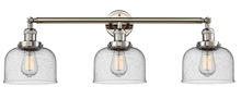 Innovations Lighting 205-PN-G74 - Bell - 3 Light - 32 inch - Polished Nickel - Bath Vanity Light