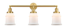 Innovations Lighting 205-SG-G181 - Canton - 3 Light - 30 inch - Satin Gold - Bath Vanity Light