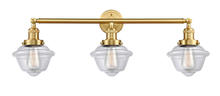 Innovations Lighting 205-SG-G532 - Oxford - 3 Light - 34 inch - Satin Gold - Bath Vanity Light