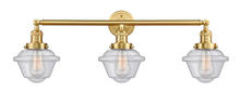 Innovations Lighting 205-SG-G534 - Oxford - 3 Light - 34 inch - Satin Gold - Bath Vanity Light