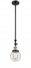 Innovations Lighting 206-BAB-G202-6 - Beacon - 1 Light - 6 inch - Black Antique Brass - Stem Hung - Mini Pendant