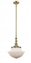 Innovations Lighting 206-BB-G541 - Oxford - 1 Light - 12 inch - Brushed Brass - Stem Hung - Mini Pendant