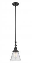 Innovations Lighting 206-BK-G64 - Cone - 1 Light - 6 inch - Matte Black - Stem Hung - Mini Pendant