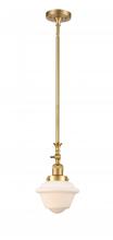 Innovations Lighting 206-SG-G531 - Oxford - 1 Light - 7 inch - Satin Gold - Stem Hung - Mini Pendant