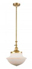 Innovations Lighting 206-SG-G541 - Oxford - 1 Light - 12 inch - Satin Gold - Stem Hung - Mini Pendant