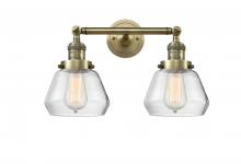 Innovations Lighting 208-AB-G172 - Fulton - 2 Light - 17 inch - Antique Brass - Bath Vanity Light