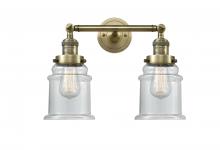 Innovations Lighting 208-AB-G182 - Canton - 2 Light - 17 inch - Antique Brass - Bath Vanity Light