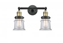 Innovations Lighting 208-BAB-G182S - Canton - 2 Light - 17 inch - Black Antique Brass - Bath Vanity Light