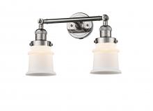 Innovations Lighting 208-PN-G181S - Canton - 2 Light - 17 inch - Polished Nickel - Bath Vanity Light