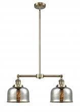 Innovations Lighting 209-AB-G78 - Bell - 2 Light - 24 inch - Antique Brass - Stem Hung - Island Light