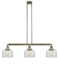 Innovations Lighting 213-AB-G72 - Bell - 3 Light - 41 inch - Antique Brass - Stem Hung - Island Light