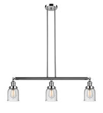 Innovations Lighting 213-PN-G54 - Bell - 3 Light - 38 inch - Polished Nickel - Stem Hung - Island Light