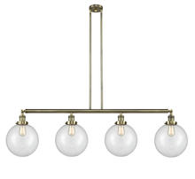 Innovations Lighting 214-AB-G202-10 - Beacon - 4 Light - 54 inch - Antique Brass - Stem Hung - Island Light