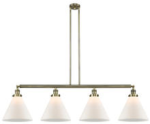 Innovations Lighting 214-AB-G41-L - Cone - 4 Light - 56 inch - Antique Brass - Stem Hung - Island Light