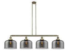 Innovations Lighting 214-AB-G73-L-LED - Bell - 4 Light - 54 inch - Antique Brass - Stem Hung - Island Light