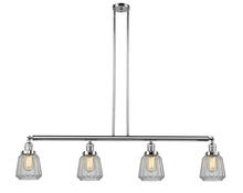 Innovations Lighting 214-PC-G142-LED - Chatham - 4 Light - 51 inch - Polished Chrome - Stem Hung - Island Light