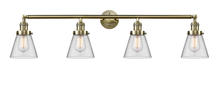 Innovations Lighting 215-AB-G62 - Cone - 4 Light - 42 inch - Antique Brass - Bath Vanity Light