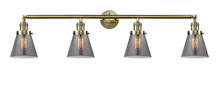 Innovations Lighting 215-AB-G63 - Cone - 4 Light - 42 inch - Antique Brass - Bath Vanity Light