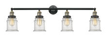 Innovations Lighting 215-BAB-G184 - Canton - 4 Light - 42 inch - Black Antique Brass - Bath Vanity Light