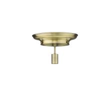 Innovations Lighting 221-1F-AB - Beacon - 1 Light - 11 inch - Antique Brass - Flush Mount