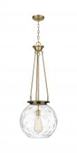 Innovations Lighting 221-1P-BB-G1215-16 - Athens Water Glass - 1 Light - 16 inch - Brushed Brass - Chain Hung - Pendant