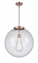 Innovations Lighting 221-1S-AC-G202-18 - Beacon - 1 Light - 18 inch - Antique Copper - Cord hung - Pendant
