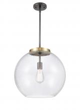 Innovations Lighting 221-1S-BAB-G124-16 - Athens - 1 Light - 16 inch - Black Antique Brass - Cord hung - Pendant