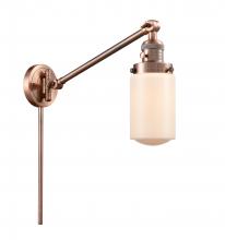 Innovations Lighting 237-AC-G311 - Dover - 1 Light - 5 inch - Antique Copper - Swing Arm