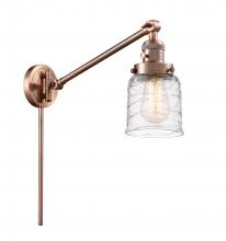 Innovations Lighting 237-AC-G513 - Bell - 1 Light - 8 inch - Antique Copper - Swing Arm