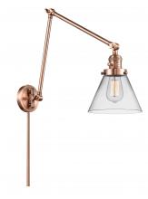 Innovations Lighting 238-AC-G42 - Cone - 1 Light - 8 inch - Antique Copper - Swing Arm