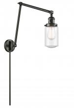 Innovations Lighting 238-OB-G314 - Dover - 1 Light - 5 inch - Oil Rubbed Bronze - Swing Arm