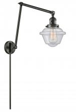Innovations Lighting 238-OB-G534 - Oxford - 1 Light - 8 inch - Oil Rubbed Bronze - Swing Arm