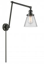 Innovations Lighting 238-OB-G62 - Cone - 1 Light - 8 inch - Oil Rubbed Bronze - Swing Arm