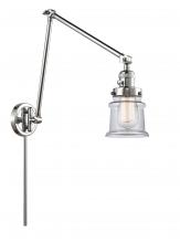 Innovations Lighting 238-PC-G182S - Canton - 1 Light - 8 inch - Polished Chrome - Swing Arm