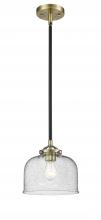 Innovations Lighting 284-1S-BAB-G74 - Bell - 1 Light - 8 inch - Black Antique Brass - Cord hung - Mini Pendant