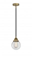 Innovations Lighting 288-1S-BAB-G202-6 - Beacon - 1 Light - 6 inch - Black Antique Brass - Cord hung - Mini Pendant