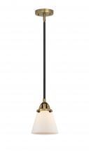 Innovations Lighting 288-1S-BAB-G61 - Cone - 1 Light - 6 inch - Black Antique Brass - Cord hung - Mini Pendant