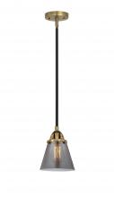 Innovations Lighting 288-1S-BAB-G63 - Cone - 1 Light - 6 inch - Black Antique Brass - Cord hung - Mini Pendant