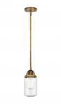 Innovations Lighting 288-1S-BB-G314 - Dover - 1 Light - 5 inch - Brushed Brass - Cord hung - Mini Pendant