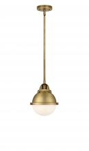 Innovations Lighting 288-1S-BB-HFS-61-BB - Hampden - 1 Light - 7 inch - Brushed Brass - Cord hung - Mini Pendant