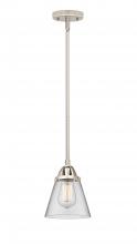 Innovations Lighting 288-1S-PN-G62 - Cone - 1 Light - 6 inch - Polished Nickel - Cord hung - Mini Pendant