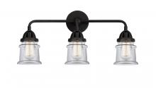 Innovations Lighting 288-3W-BK-G182S - Canton - 3 Light - 23 inch - Matte Black - Bath Vanity Light