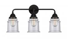 Innovations Lighting 288-3W-BK-G184 - Canton - 3 Light - 24 inch - Matte Black - Bath Vanity Light