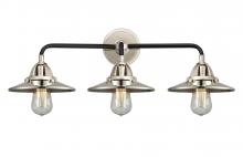 Innovations Lighting 288-3W-BPN-M1-PN - Railroad - 3 Light - 26 inch - Black Polished Nickel - Bath Vanity Light