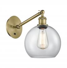 Innovations Lighting 317-1W-AB-G122-8 - Athens - 1 Light - 8 inch - Antique Brass - Sconce
