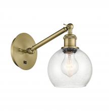 Innovations Lighting 317-1W-AB-G124-6 - Athens - 1 Light - 6 inch - Antique Brass - Sconce