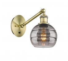 Innovations Lighting 317-1W-AB-G556-6SM - Rochester - 1 Light - 6 inch - Antique Brass - Sconce